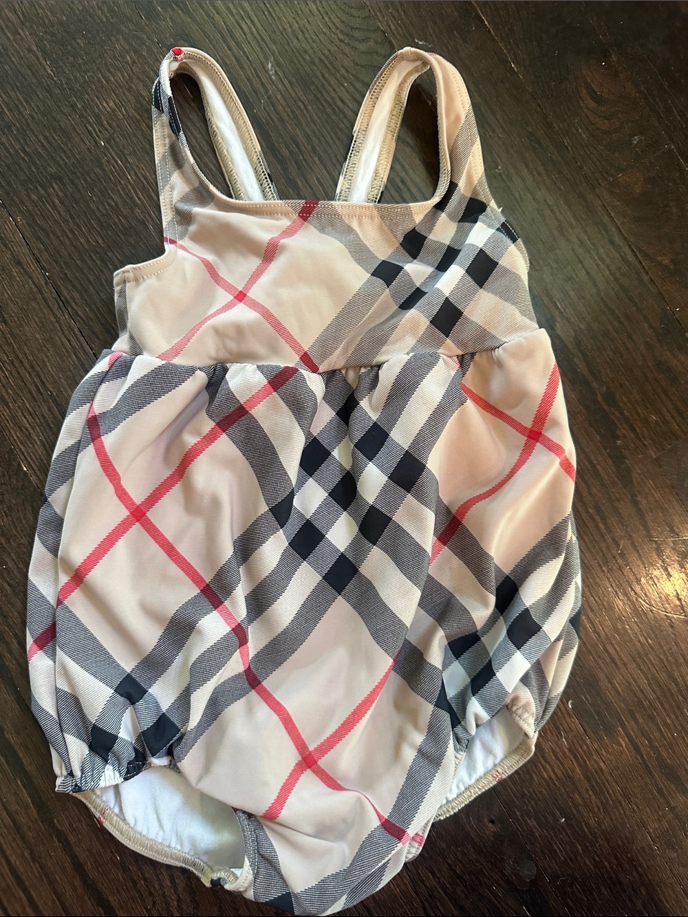 BURBERRY CHECK SWIMSUIT